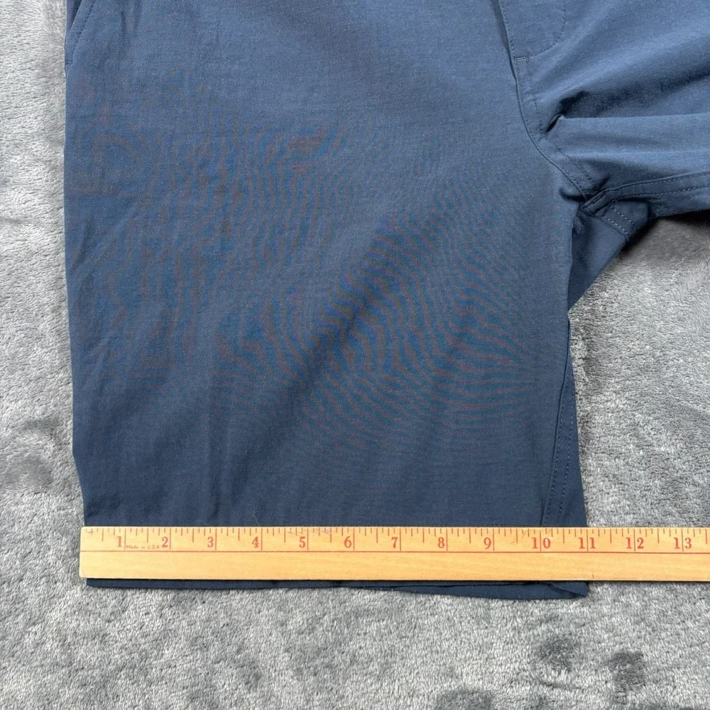 Faherty Shorts Mens 34 Blue All Day Chino Stretch 8